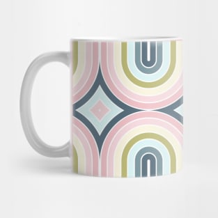 Pastel Groovy Rainbow Mug